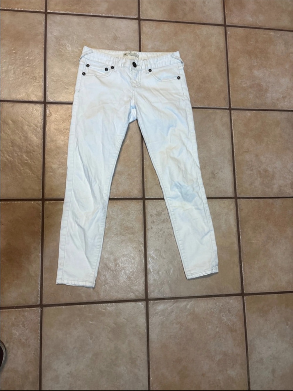 Free People White Women’s Skinny Jeans